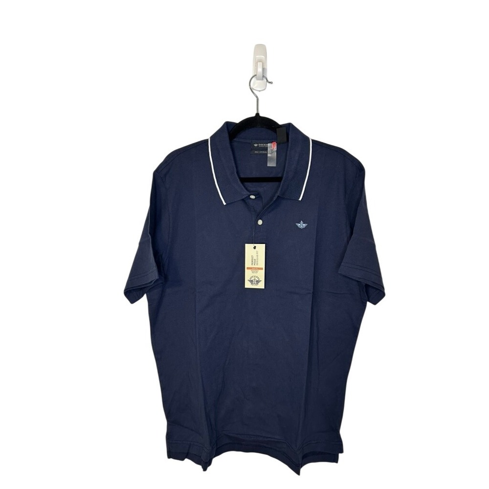 Dockers Perfect Polo Regular Fit Quick Dry Navy‎ Blue Men's Polo Shirt